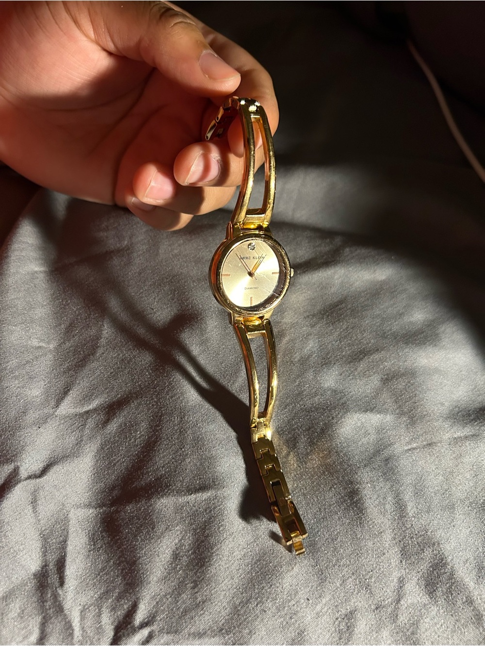 Anne Klein Gold Tone Women's Bracelet Watch